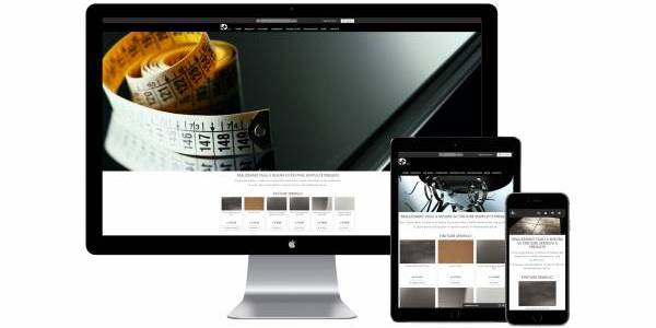 Sito web e-commerce DMMshop con layout responsivo