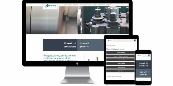 Layout responsivo sito Bartolini utensili