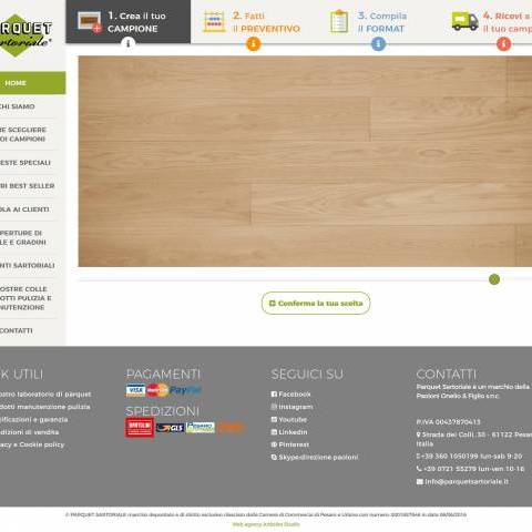 Realizzazione e-commerce per artigiani del parquet